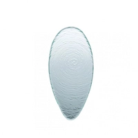 Scape Glasteller flach oval, Klarglas, 30 cm  