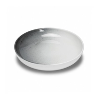 Skygge Assiette à bord haut, Ø 22 cm, 8x10, 90 cl, antrasite