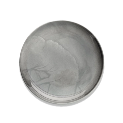 Flom Teller Coupe flach, Ø 20 cm, 8x10 antrasite_1