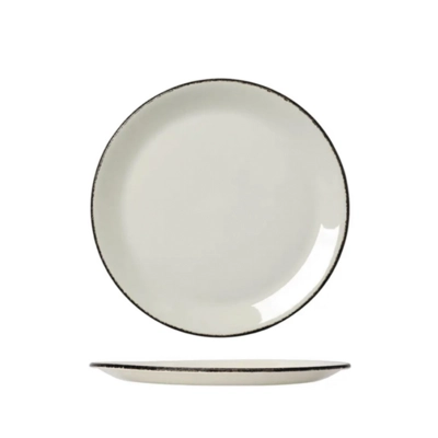 Charcoal Dapple Assiette plate Coupe, Ø 23 cm  _1