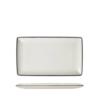 Charcoal Dapple plat rectangulaire, 33  x 19 cm 