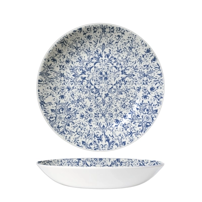 Ink Legacy Blue Neg Assiette coupe creuse Ø25.25cm _1