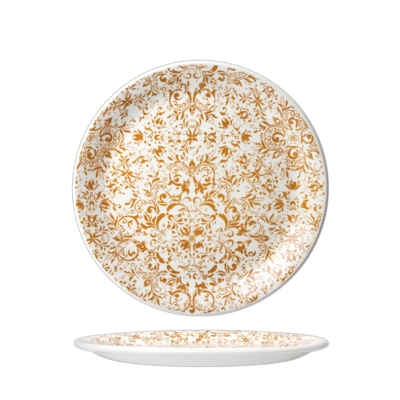 Ink Legacy Ginger Neg Assiet. plate coupe Ø25.25cm _1