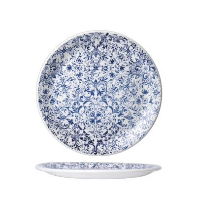 Ink Legacy Blue Neg Assiette plate coupe, Ø25.25cm _1