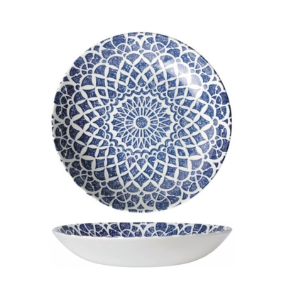 Ink Nomad Blue Assiette creuse coupe, Ø 25.25 cm _1