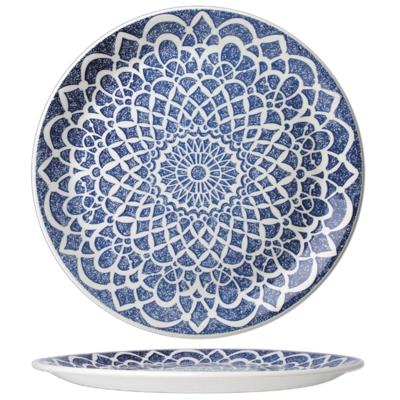 Ink Nomad Blue Assiette plate coupe, Ø 30 cm _1