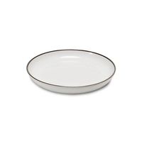 Strok Assiette à bord haute, Ø 17 cm, 7x11 40 cl, mahogany