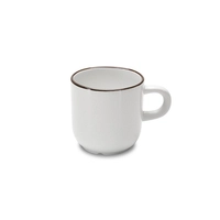 Strok Tasse à café, H: 7.1 cm, 19 cl, 7x11, mahogany
