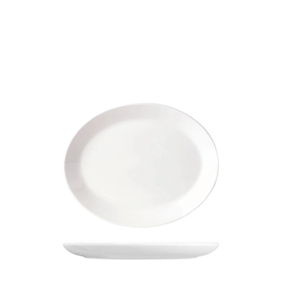 Simplicity Bankett Teller flach oval, 25.5 x 20 cm _1