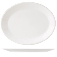 Monaco Teller flach oval, 33 cm 