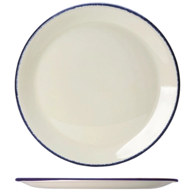 Blue Dapple Teller Coupe flach, Ø 30 cm _1