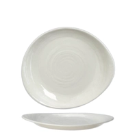 Scape Assiette plate blanche, Ø 25 cm 