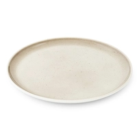 Ela Brun Teller flach, Ø 30 cm, 7x11, mahogany