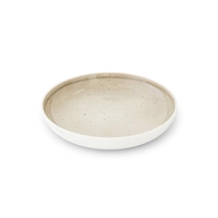 Ela Brun Teller hohem Rand H: 4cm, Ø 17 cm, 7x11, 40 cl, mahogany