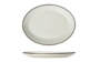 Charcoal Dapple Assiette plate ovale, 20 x 16 cm 