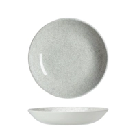 Ink Crackle Grey Assiette creuse coupe, Ø 21.6 cm 