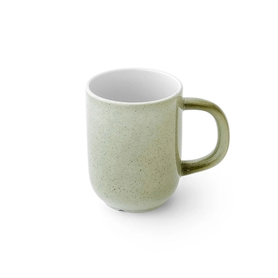 Ela Grønn Becher Mug mit Henkel, H: 9.1cm, 26 cl,  5x01, olive_1