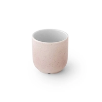 Ela Rosa Kaffee Obertasse o. Henkel, H:7.1cm, 19cl 7x18, café creme