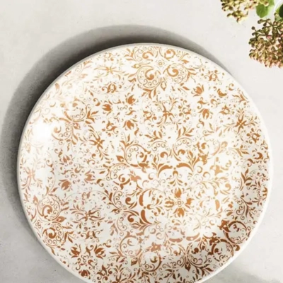 Ink Legacy Ginger Neg Assiet. plate coupe Ø25.25cm _2