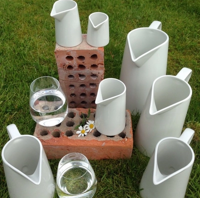 Kanne mit Henkel, H: 16 cm, 70 cl _2