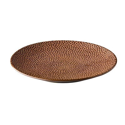 Assiette Leopard plate, brun, 27.5 cm Ø _1