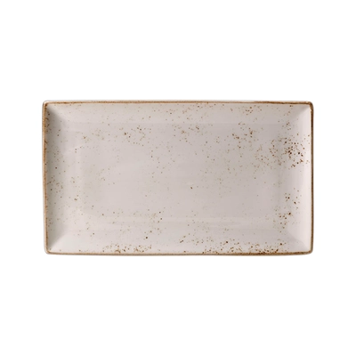 Craft White Assiette rectangulaire, 33x27cm plate_1