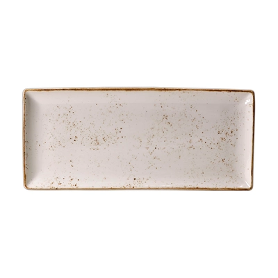 Craft White Assiette rectangulaire, 37 x 16.5cm _1