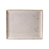 Craft White Assiette rectangulaire, 33 x 19cm 