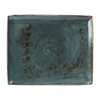 Craft Blue Assiette rectangulaire, 33 x 27 cm, plate