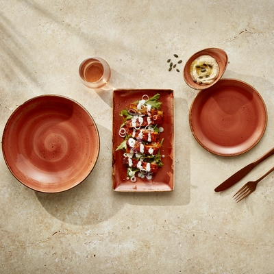 Craft Terracotta Assiette plate, 27 x 16.75 cm _2