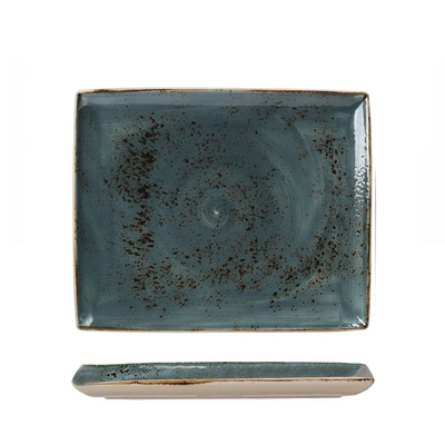 Craft Blue Assiette rectangulaire, 33 x 27 cm, plate_1