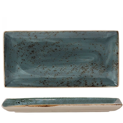 Craft Blue Teller rechteckig, 37 x 16.5 cm _1