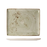 Craft Green Assiette rectangulaire, 33 x 27 cm, plate