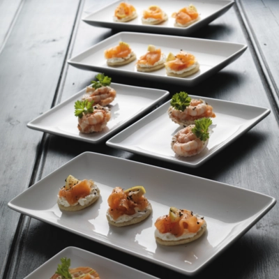 Taste Five Assiette plate rectangulaire,14 x 29 cm _2
