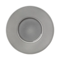 Willow grey Gourmet-Teller medium Fahne, 28.5 cm Ø 