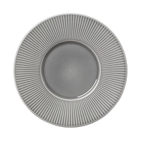 Willow grey Gourmet-Teller medium Fahne,Ø 28.5 cm 