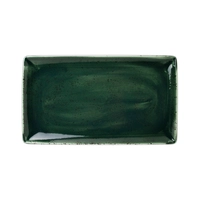 Vesuvius Burnt Emerald Teller rechteckig 33 x 19 cm