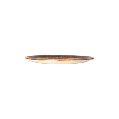 Vesuvius Amber Teller Coupe flach, 15.25 cm Ø _2