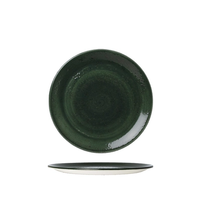 Vesuvius Burnt Emerald Assiette plate coupe, Ø 15.25 cm_1