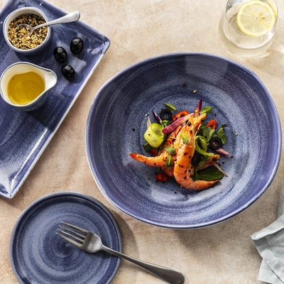 Revolution Bluestone Assiette plate, 27 x 16.75 cm _2