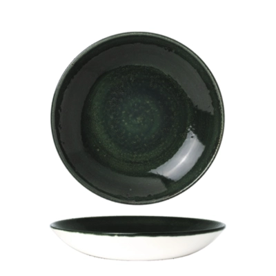 Vesuvius Burnt Emerald Assiette creuse, Ø 25.25 cm _1