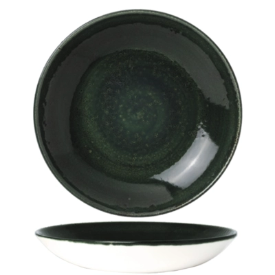Vesuvius Burnt Emerald Assiette creuse coupe Ø 29 cm_1