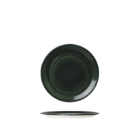 Vesuvius Burnt Emerald Teller Coupe flach, Ø 15.25 cm