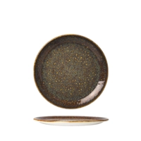 Vesuvius Amber Teller Coupe flach, Ø 20.25 cm  