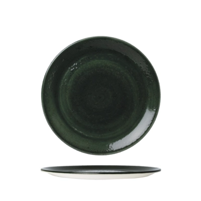 Vesuvius Burnt Emerald Teller Coupe flach, Ø 23 cm  _1