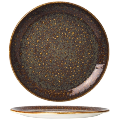 Vesuvius Amber Teller Coupe flach, Ø 30 cm  _1
