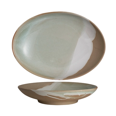 Forager Nest Assiette creuse ovale 25.5 x 19x 5 cm H: 8.5 cm_1