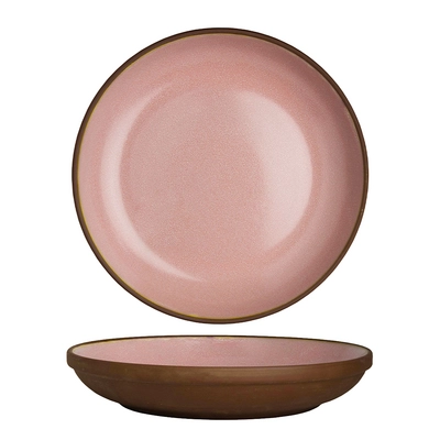 Maham Spice Pink Assiette creuse Ø 22 cm, Stoneware_1