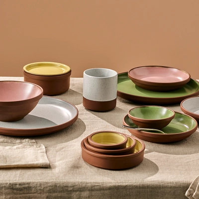Maham Spice Pink Assiette creuse Ø 16 cm, Stoneware_2