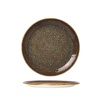 Vesuvius Amber Assiette plate coupe, Ø 25.25 cm 